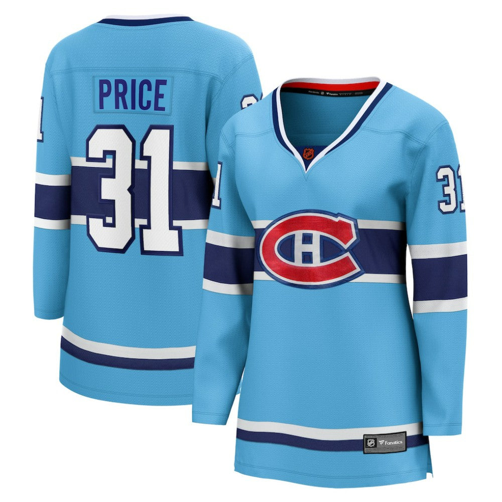 Carey Price Montreal Canadiens Fanatics Women's Special Edition 2.0 Breakaway Player Jersey - Light Blue - NHL 4632228