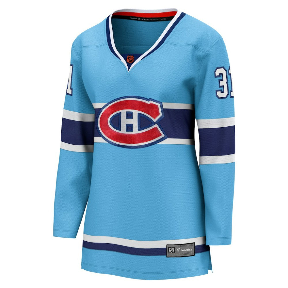 Carey Price Montreal Canadiens Fanatics Women's Special Edition 2.0 Breakaway Player Jersey - Light Blue - NHL 4632228