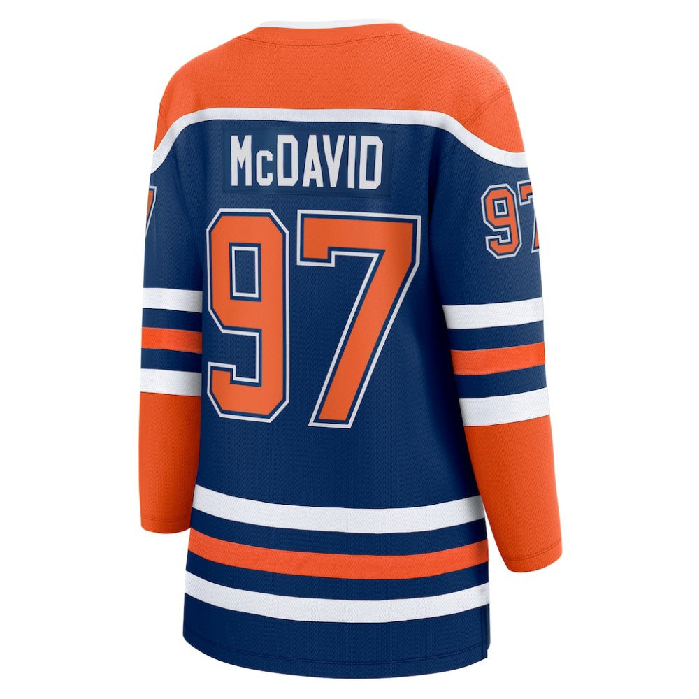 Connor McDavid Edmonton Oilers Fanatics Women's Home Breakaway Jersey - Royal - NHL 4636316