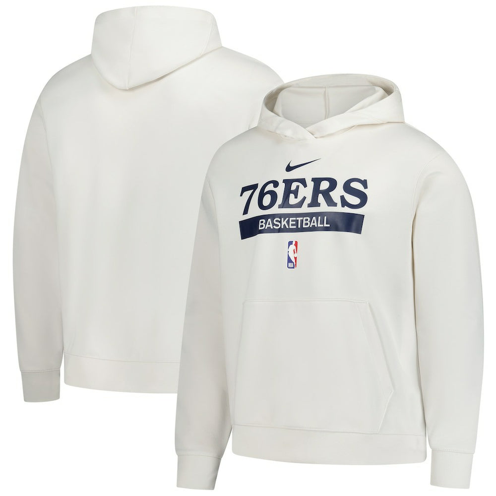 Philadelphia 76ers 2022/23 Spotlight On-Court Practice Performance Pullover Hoodie Cream | Nike outlet