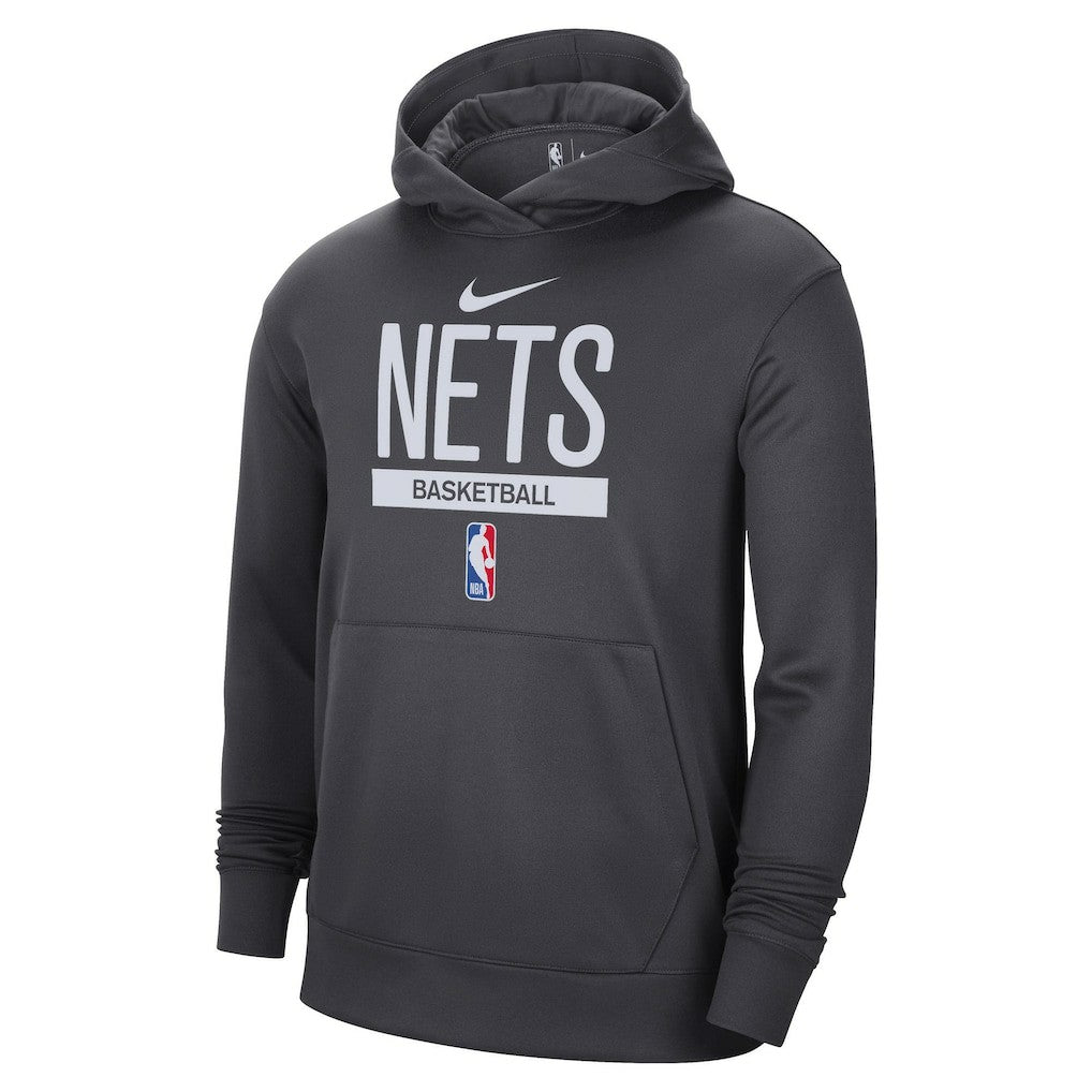 Brooklyn Nets 2022/23 Spotlight On-Court Practice Performance Pullover Hoodie Anthracite | Nike