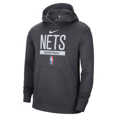 Brooklyn Nets 2022/23 Spotlight On-Court Practice Performance Pullover Hoodie Anthracite | Nike