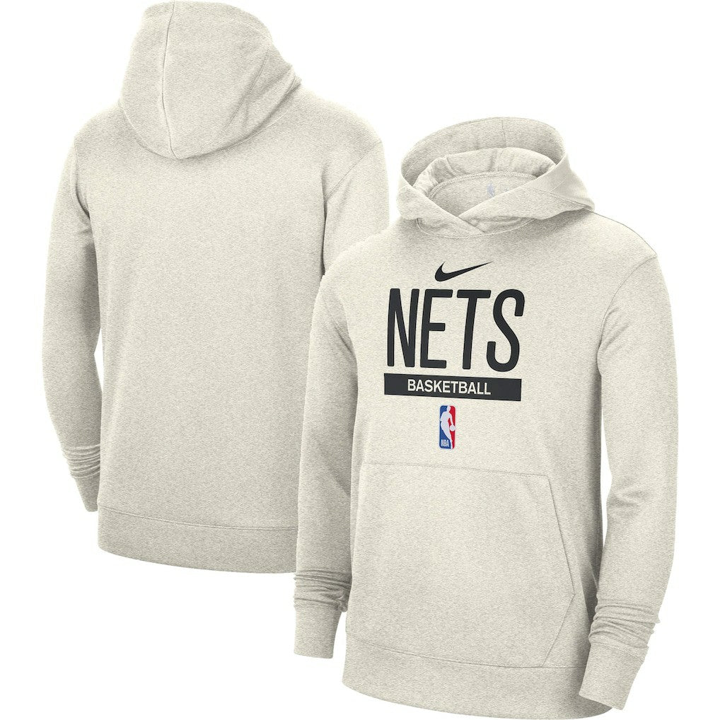 Brooklyn Nets 2022/23 Spotlight On-Court Practice Performance Pullover Hoodie Cream | Nike discount
