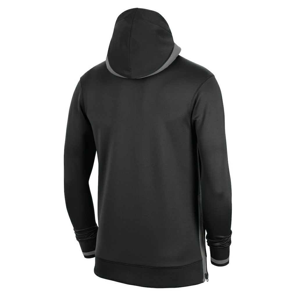 Brooklyn Nets Authentic Showtime Performance Full-Zip Hoodie Black | Nike