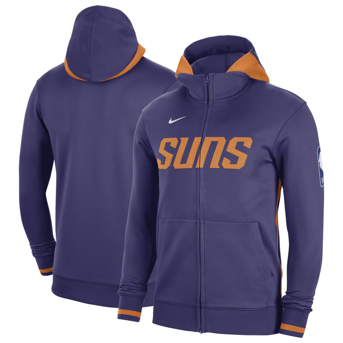 Phoenix Suns Authentic Showtime Performance Full-Zip Hoodie Purple | Nike outlet