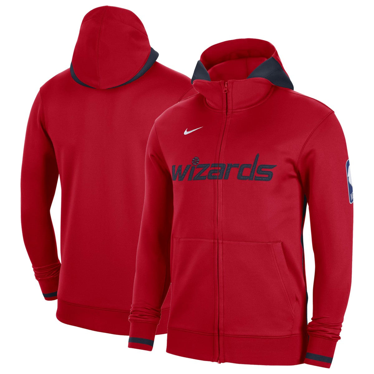 Washington Wizards Authentic Showtime Performance Full-Zip Hoodie Red | Nike for sale