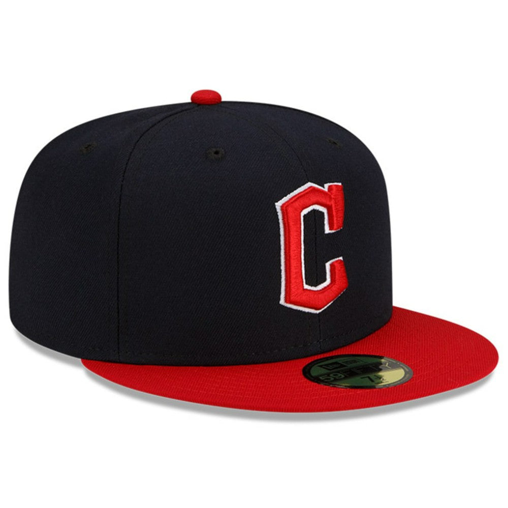 Cleveland Guardians New Era Home Authentic Collection On-Field 59FIFTY Fitted Hat - Navy/Red - New Era Sale