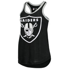 Las Vegas Raiders G-III 4Her by Carl Banks Women's Tater Burnout Tank Top Black