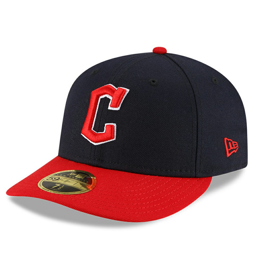 Cleveland Guardians New Era Authentic Collection On-Field Home Low Profile 59FIFTY Fitted Hat - Navy/Red - New Era Online