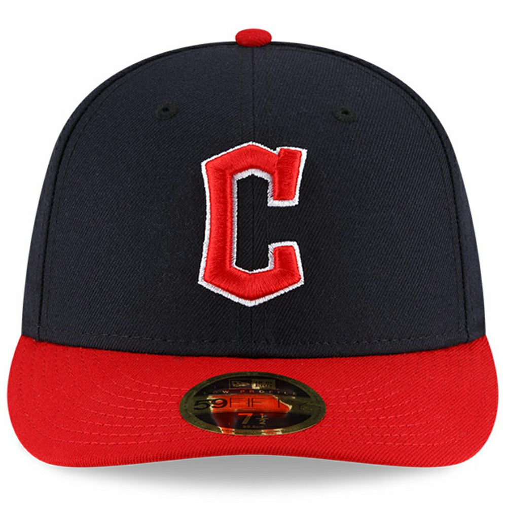 Cleveland Guardians New Era Authentic Collection On-Field Home Low Profile 59FIFTY Fitted Hat - Navy/Red - New Era Online