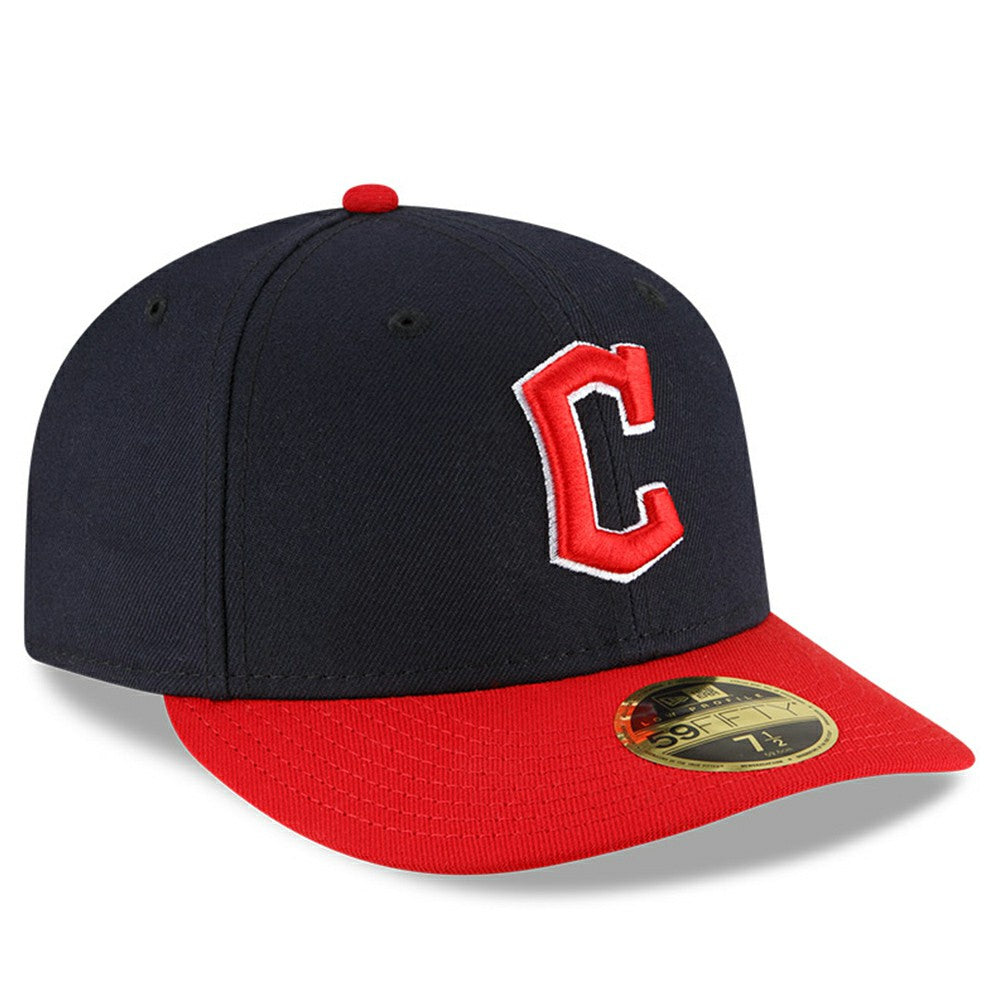 Cleveland Guardians New Era Authentic Collection On-Field Home Low Profile 59FIFTY Fitted Hat - Navy/Red - New Era Online