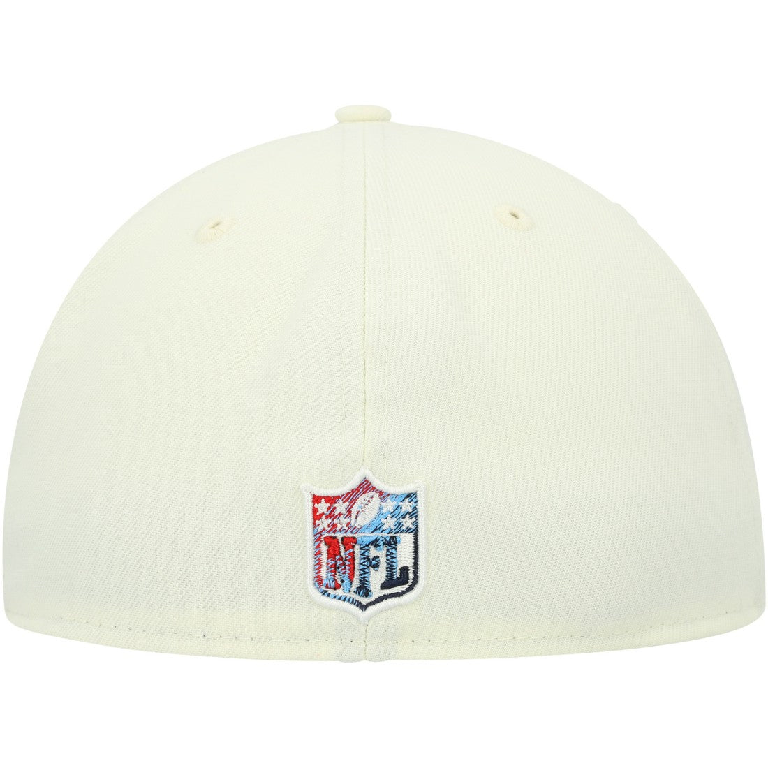 Tennessee Titans New Era Chrome Color Dim 59FIFTY Fitted Hat Cream
