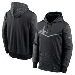Nike New Orleans Saints RFLCTV Chevron Pullover Hoodie Black