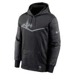 Nike New Orleans Saints RFLCTV Chevron Pullover Hoodie Black