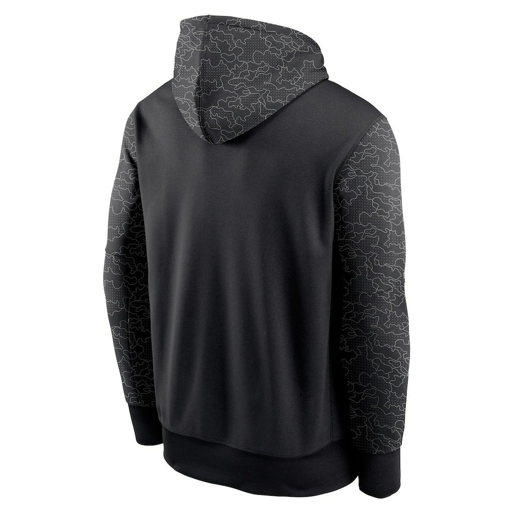 Nike Cleveland Browns RFLCTV Chevron Pullover Hoodie Black