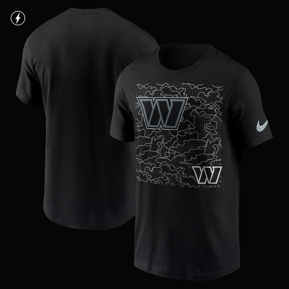 Nike Washington Commanders RFLCTV T-Shirt Black
