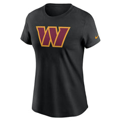 Nike Washington Commanders Women's Logo Cotton Essential T-Shirt Black