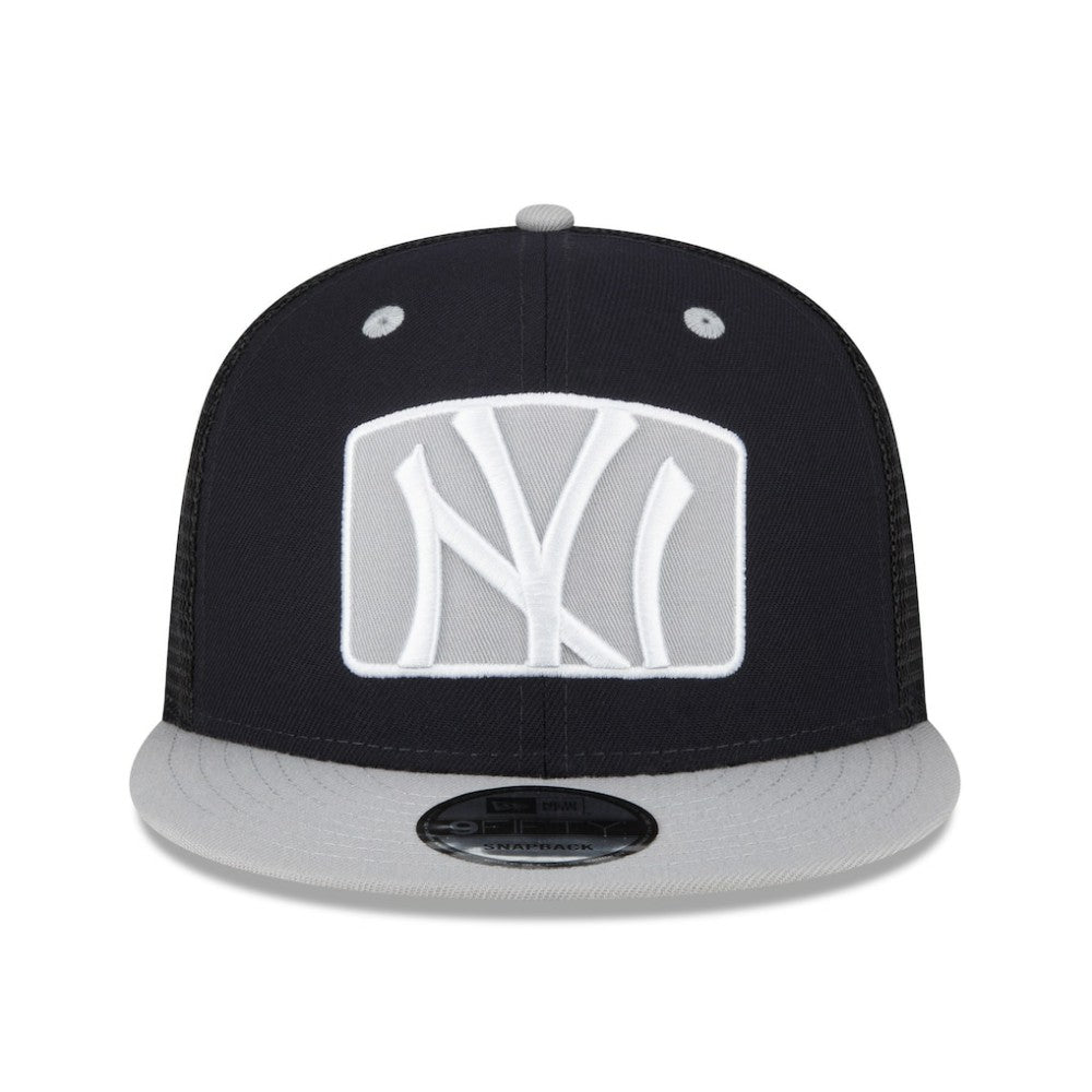 New York Yankees New Era Logo Zoom Trucker 9FIFTY Snapback Hat - Navy - New Era Sale
