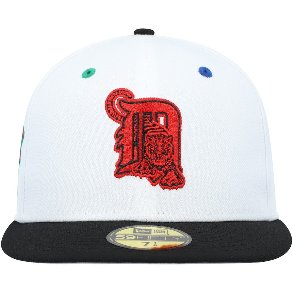 Detroit Tigers New Era 2005 MLB All-Star Game Primary Eye 59FIFTY Fitted Hat - White/Black - New Era Discount