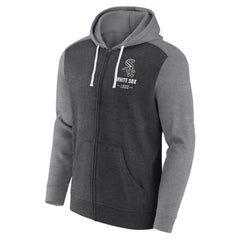 Chicago White Sox Fanatics Blown Away Full-Zip Hoodie - Heathered Charcoal/Heathered Gray - Fanatics on Sale