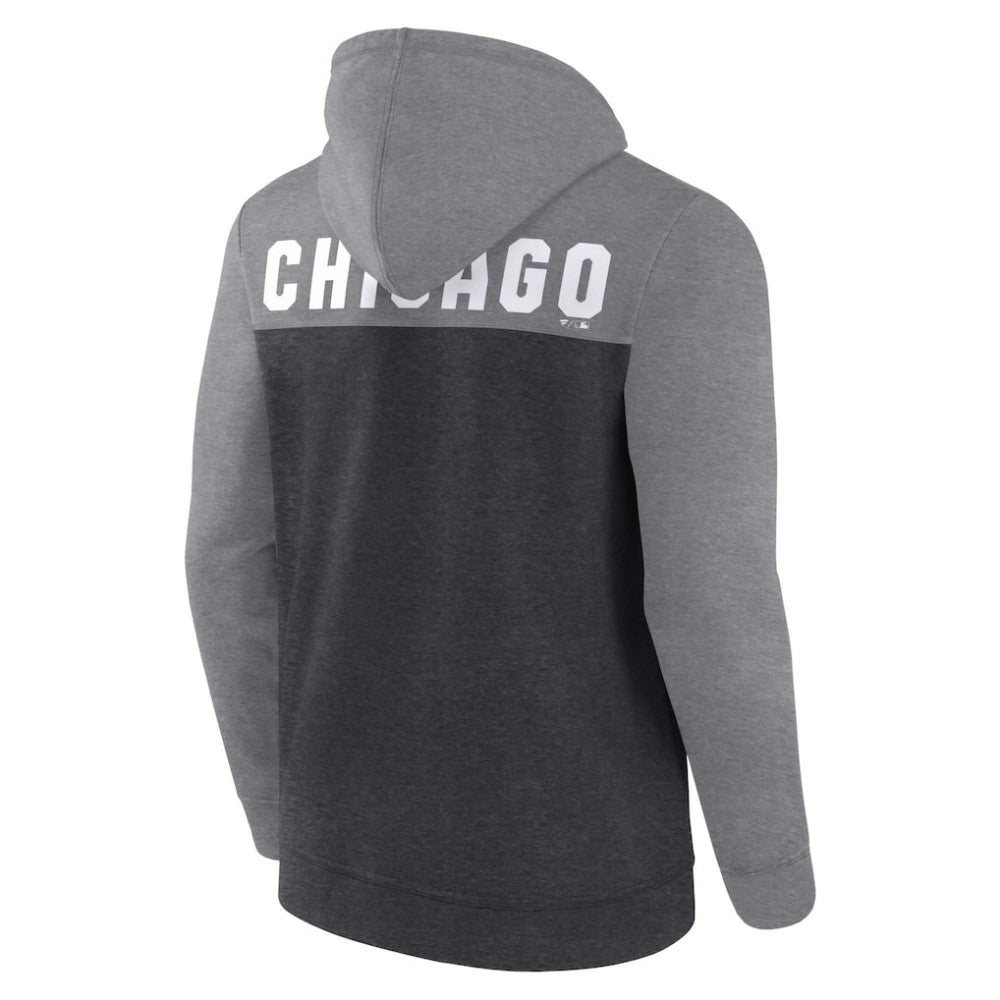 Chicago White Sox Fanatics Blown Away Full-Zip Hoodie - Heathered Charcoal/Heathered Gray - Fanatics on Sale