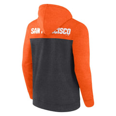 San Francisco Giants Fanatics Blown Away Full-Zip Hoodie - Heathered Charcoal/Heathered Orange - Fanatics Online