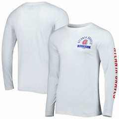 Atlanta Braves Fanatics Pressbox Long Sleeve T-Shirt - White - Fanatics on Sale