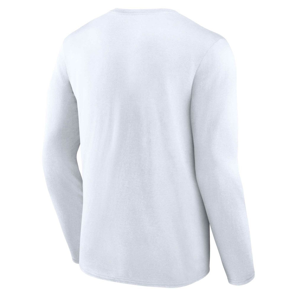 Milwaukee Brewers Fanatics Pressbox Long Sleeve T-Shirt - White - Fanatics on Sale