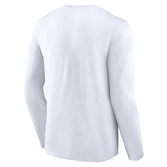 Milwaukee Brewers Fanatics Pressbox Long Sleeve T-Shirt - White - Fanatics on Sale