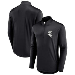 Chicago White Sox Fanatics Tough Minded Lightweight Quarter-Zip Pullover - Black - Fanatics Lifestyle