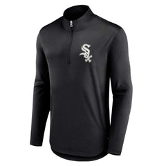 Chicago White Sox Fanatics Tough Minded Lightweight Quarter-Zip Pullover - Black - Fanatics Lifestyle