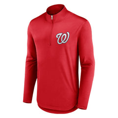 Washington Nationals Fanatics Tough Minded Lightweight Quarter-Zip Pullover - Red - Fanatics Discount