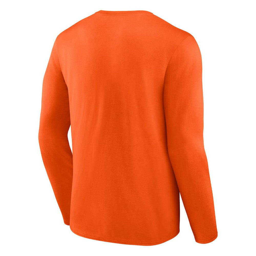 Philadelphia Flyers Fanatics Covert Long Sleeve T-Shirt - Orange - NHL 4641721