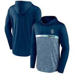 Seattle Kraken Fanatics Podium Defender Pullover Hoodie - Deep Sea Blue - NHL 4641815