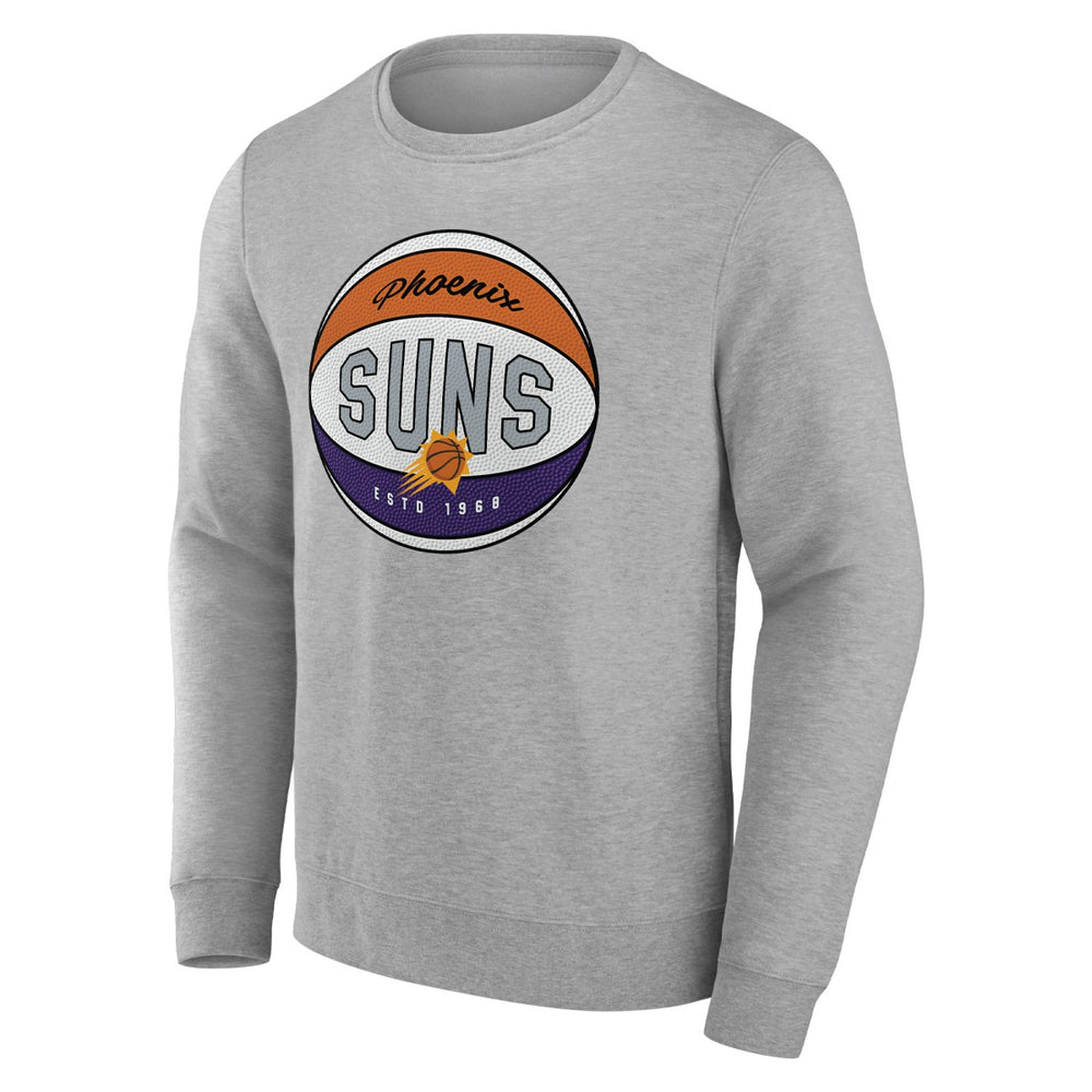 Phoenix Suns True Classics Vint Pullover Sweatshirt Heathered Gray | Fanatics online