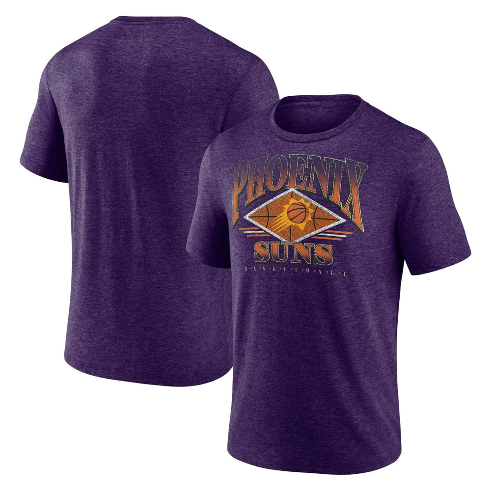 Phoenix Suns True Classics Power Phase Tri-Blend T-Shirt Heather Purple | Fanatics for sale