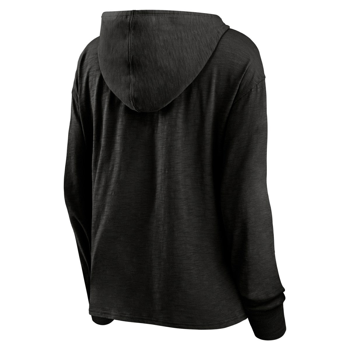 Portland Trail Blazers Women's Full Steam Slub Hoodie T-Shirt Black | Fanatics