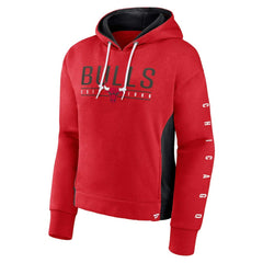 Chicago Bulls Women's Iconic Halftime Colorblock Pullover Hoodie Red | Fanatics online