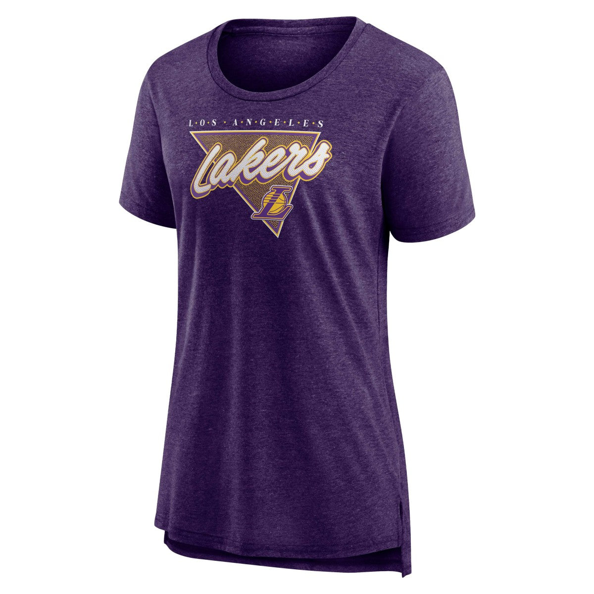 Los Angeles Lakers Women's True Classics Tri-Blend T-Shirt Heathered Purple | Fanatics online