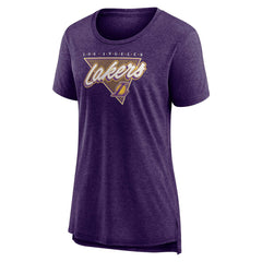 Los Angeles Lakers Women's True Classics Tri-Blend T-Shirt Heathered Purple | Fanatics online