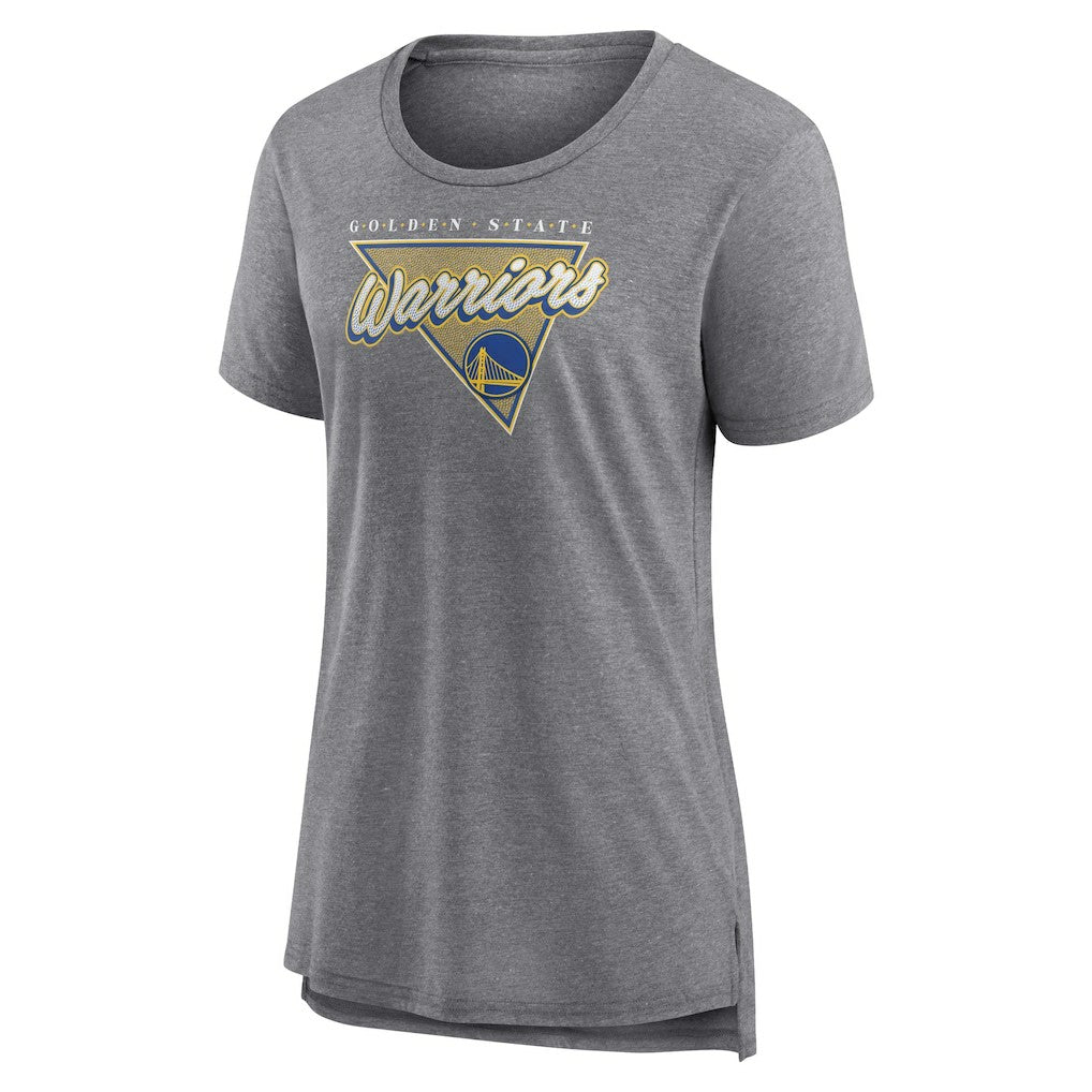 Golden State Warriors Women's True Classics Tri-Blend T-Shirt for sale Heathered Gray | Fanatics for sale