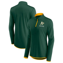 Athletics Fanatics Women's Worth The Drive Quarter-Zip Jacket - Green - Fanatics on Sale
