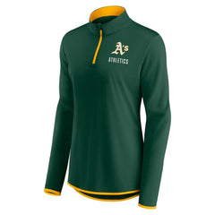 Athletics Fanatics Women's Worth The Drive Quarter-Zip Jacket - Green - Fanatics on Sale