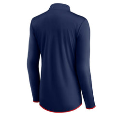Minnesota Twins Fanatics Women's Worth The Drive Quarter-Zip Jacket - Navy - Fanatics Discount