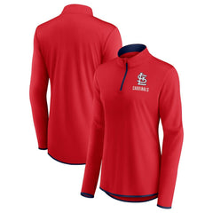 St. Louis Cardinals Fanatics Women's Worth The Drive Quarter-Zip Jacket - Red - Fanatics on Sale