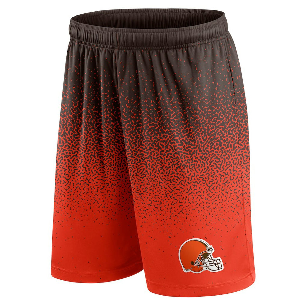 Fanatics Cleveland Browns Ombre Shorts Brown/Orange