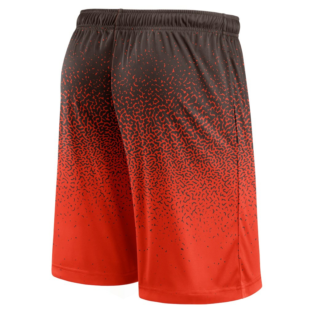 Fanatics Cleveland Browns Ombre Shorts Brown/Orange