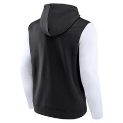 Brooklyn Nets Attack Colorblock Pullover Hoodie Black/White | Fanatics outlet