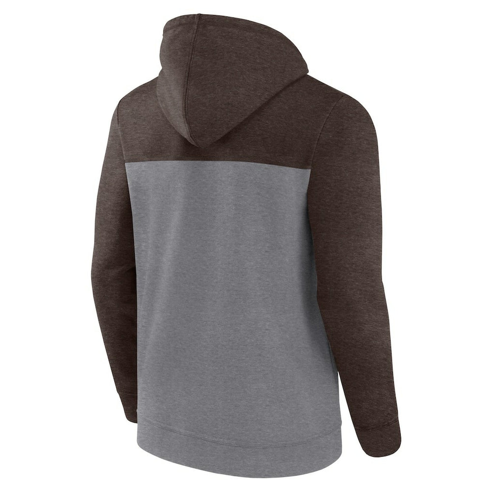 Fanatics Cleveland Browns Down and Distance Full-Zip Hoodie Heather Gray
