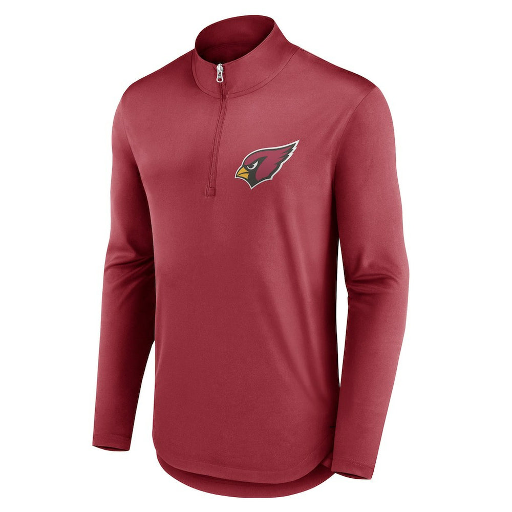 Fanatics Arizona Cardinals Tough Minded Quarter-Zip Top Cardinal